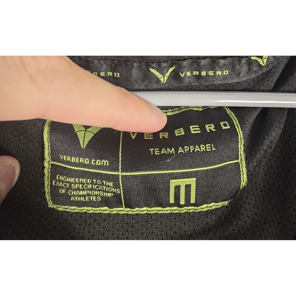 Verbero Black Full Zip Jacket Men's Medium So Cal Hockey Factory - Picture 3 of 12